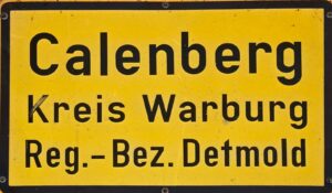 Ortsschild bis zur Gebietsreform am 01. Januar 1975