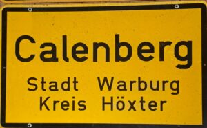Ortsschild Calenberg bis 2012